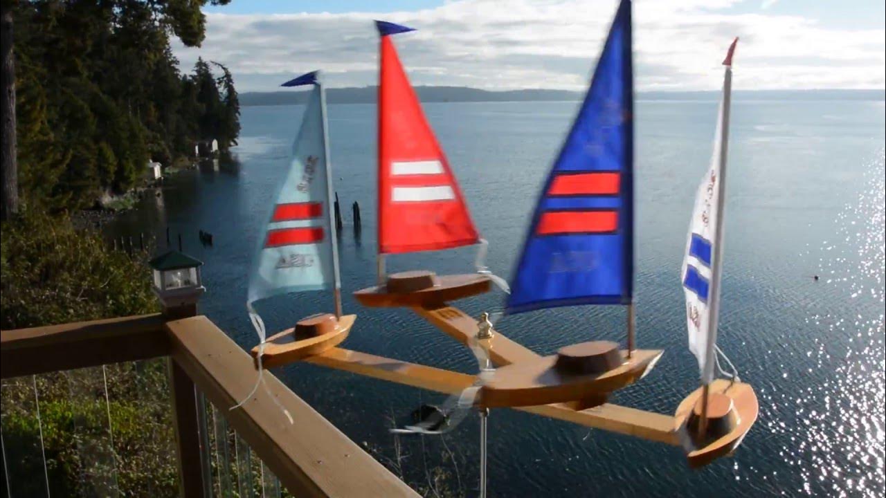 USA Sailboat Whirligig YouTube