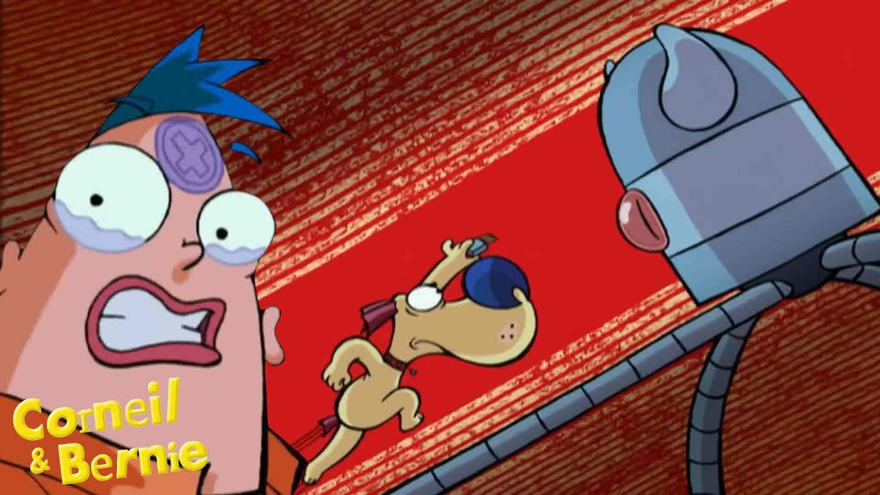 Corneil’s AI Robot Causes School Trouble | Watch My Chops - Corneil & Bernie | Fun Cartoons