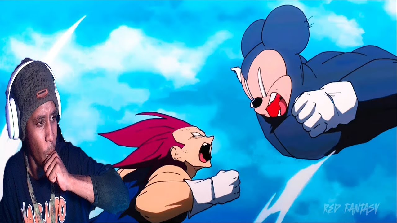 THIS WAS FIRE!!  Mickey vs Goku and Vegeta Part 8 | Fan Animation Reaction
