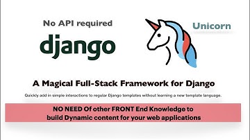 Unicorn - A Magical Full-stack Framework for Django