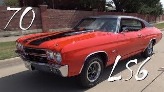 1970 Chevy Chevelle LS6 SS 454 Hugger Orange Special Order American Musclecar