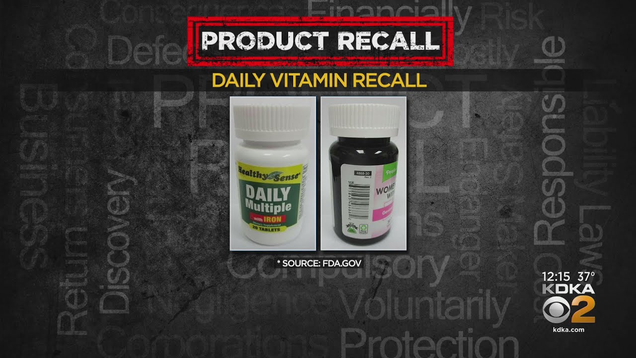 Mason Vitamins recalling some vitamins YouTube