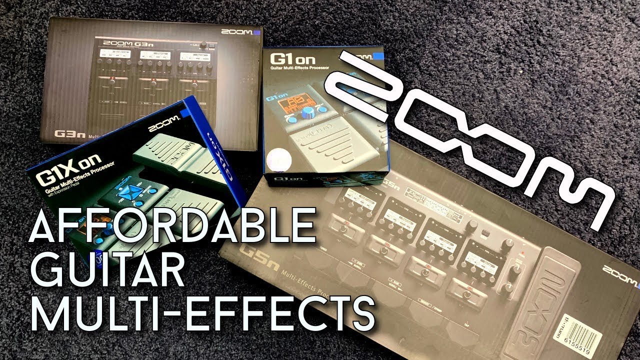 Zoom G-Series Multieffects with BIG GIVEAWAY !!! - YouTube