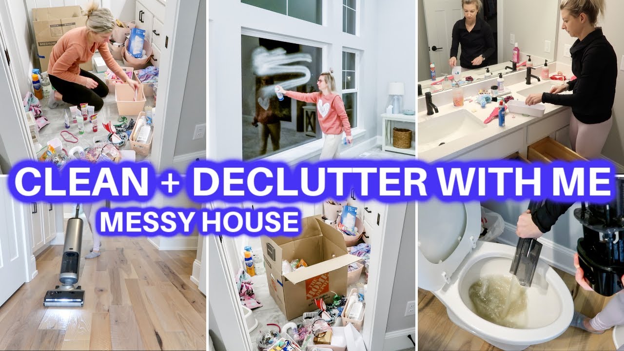 🏡 NEW HOUSE CLEAN WITH ME + DECLUTTER + 2023 RESET SPEED CLEANING