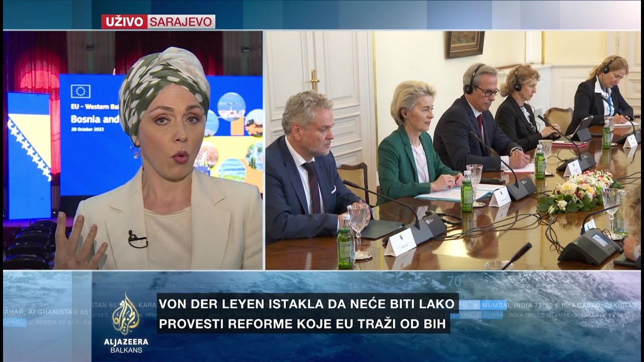 أعلنت فون دير لاين في سراييفو عن حزمة دعم للطاقة للبوسنة والهرسك بقيمة 70 مليون يورو
