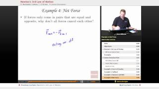 Newton's 3rd Law of Motion | AP Physics B with Educator.com