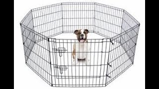 UNBOXING : DOG FENCE 8 PANELS FOLDABLE PLAY FENCE PET CRATES 1.5 FT TALL CAGE PUPPY SHOPEE / LAZADA