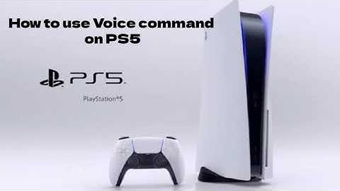 How to use Voice command on PS5