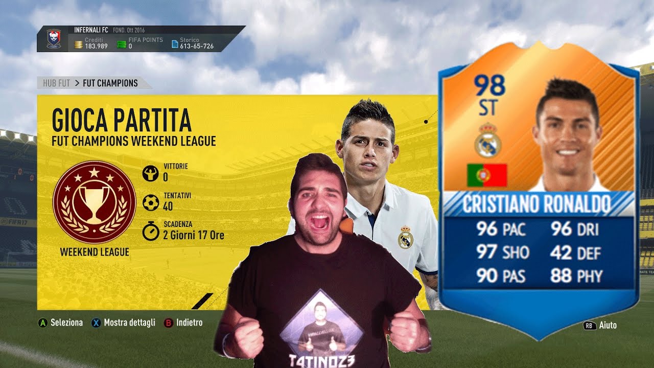 APRO L'IF GARANTITO !!! GIOCHIAMO LA WEEK END LEAGUE !!! - 8 E ORO 3 - APRO L'IF GARANTITO !!! GIOCHIAMO LA WEEK END LEAGUE !!! - 8 E ORO 3