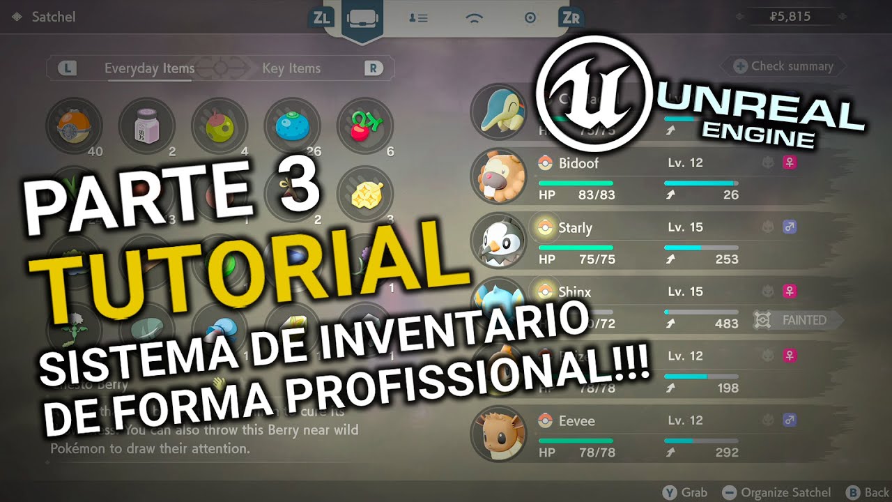 Tutorial - Inventario profissional Parte 3  - Unreal Engine 5