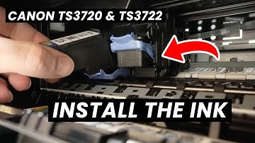 How to Install & Replace the Ink Cartridges on the Canon Pixma TR3720 / TR3722
