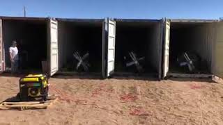 container drying