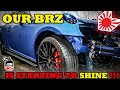 Our WRECKED Subaru finally recieves a coat of paint - 2018 Subaru BRZ tS Rebuild - Episode 5