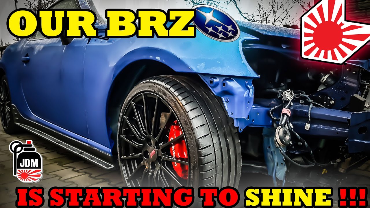 Наш Subaru наконец-то получает слой краски - Subaru BRZ ts 2018 г. Rebuild - Episode 5