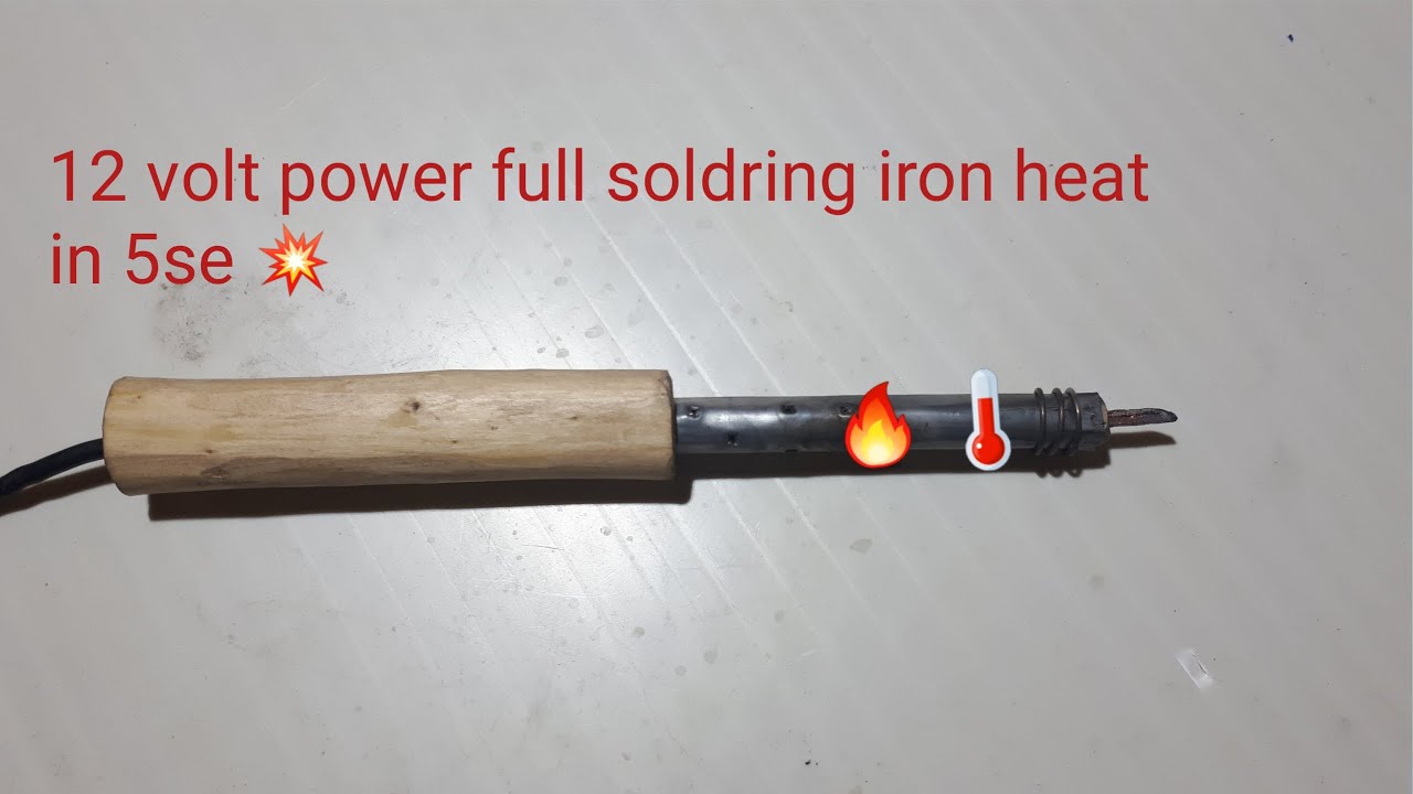 Soldring iron how to make solder iron soldering iron 🌡🔥how to