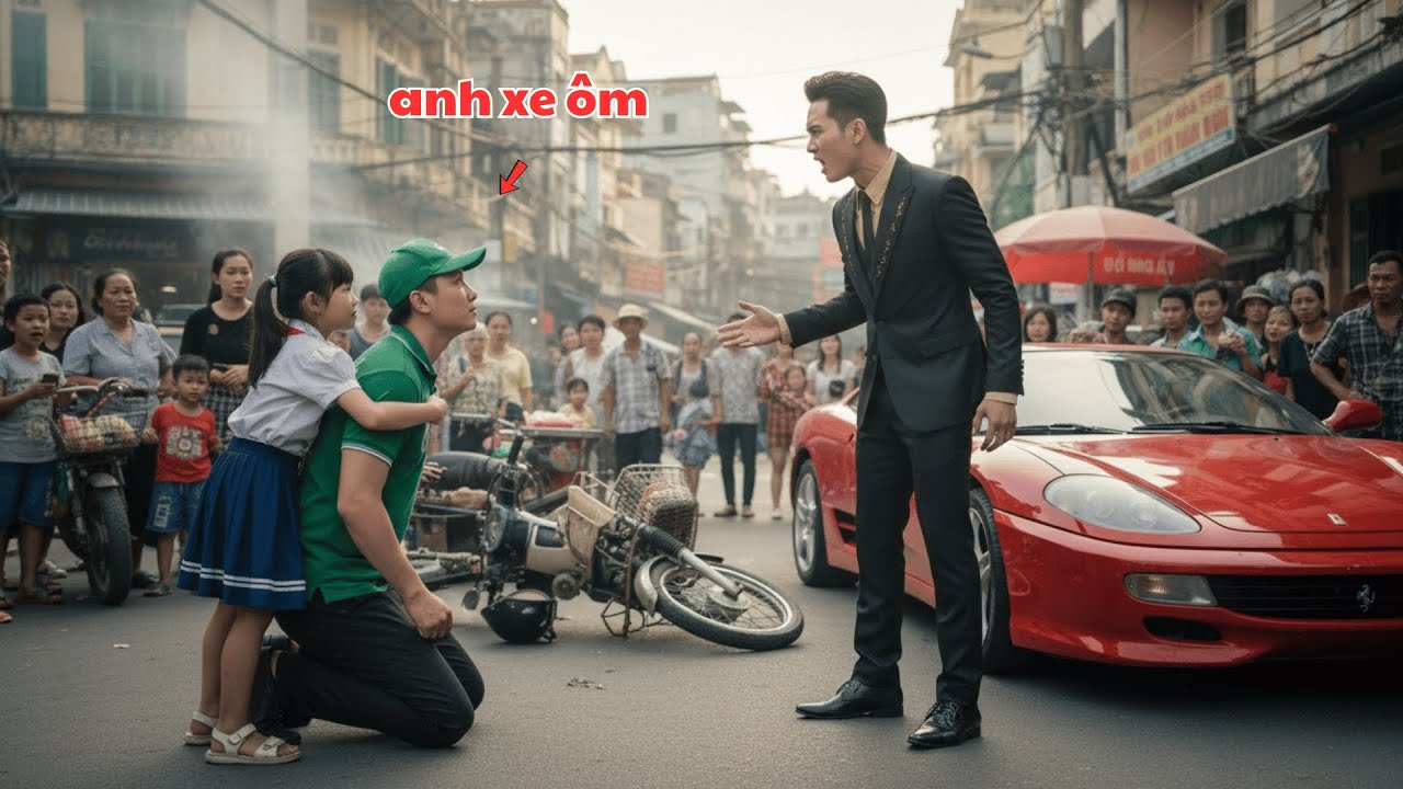 Lấy con gái anh xe ôm ra ép anh nhận tôi sàm sỡ nữ tỷ phú, vài phút sau cả bọn phải cúi đầu nhận tội