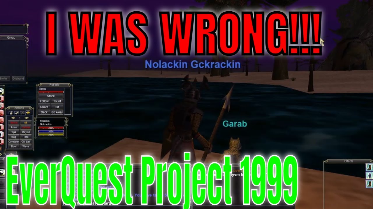 EverQuest Project1999 I WAS WRONG! / P99 EQ This camp is awesome for 46-50 SOLO Shaman green server