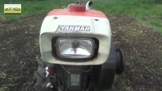 Yanmar работа с двуколесен трактор, two wheel tractor