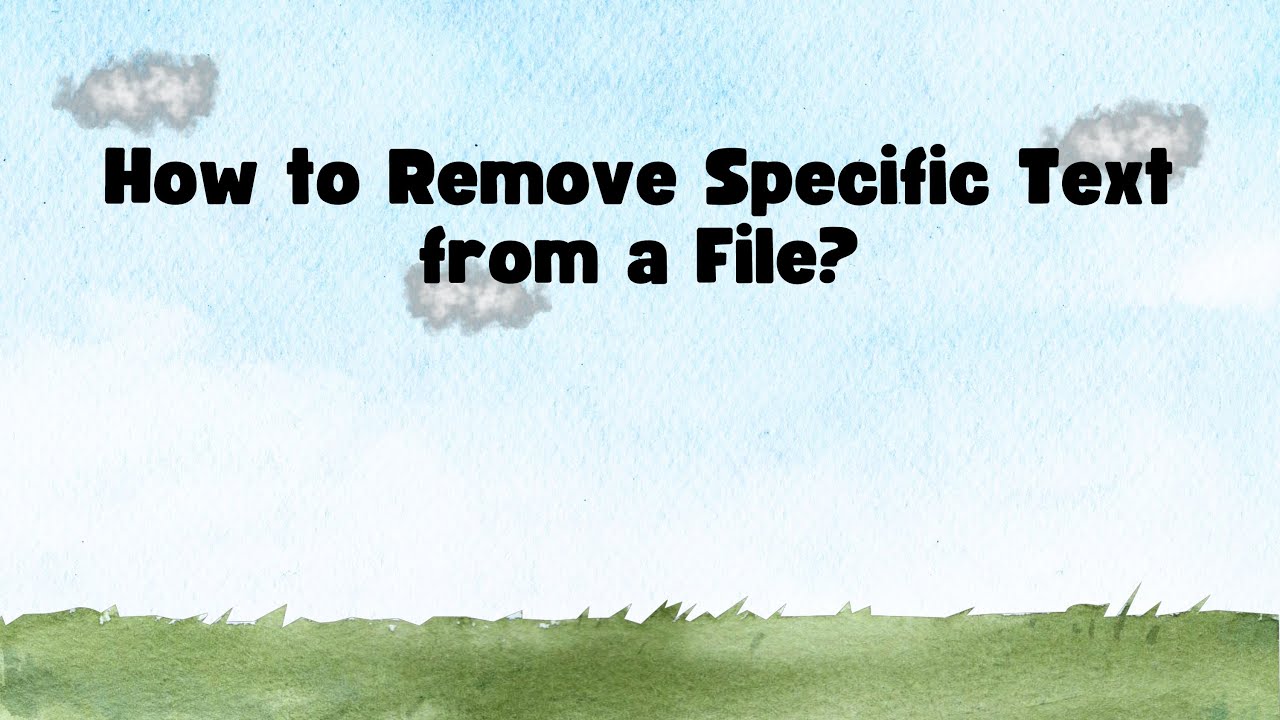 How To Remove Specific Text From A Column In Excel How To Remove Specific Text From A Column In Excel