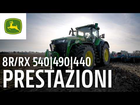 John Deere 8R/8RX: Niente tira di più – Fino a 634 CV con PP IPM