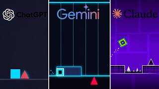 ChatGPT vs Gemini vs Claude make geometry dash from scratch
