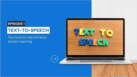 Text-to-Speech Tools