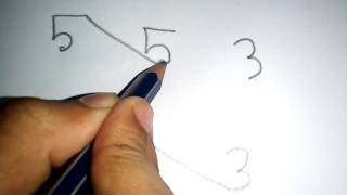 How To Draw A Dog With Number 5 Easy Drawing
