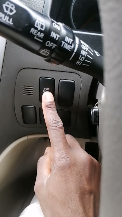 How to open automatic door on Toyota Alphard Vehicles #ToyotaCarHarks #knowhow