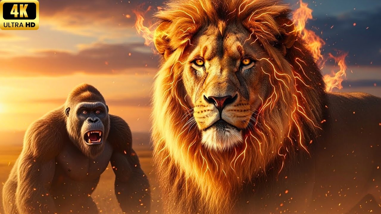 Who Wins? King Kong vs King Lion Epic Battle!