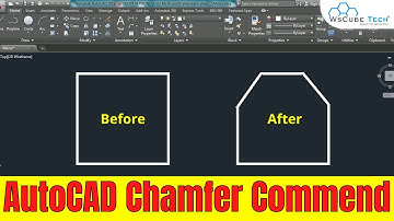 Chamfer Tool | How to use Chamfer Command in AutoCAD? | AutoCAD Tutorial 2021