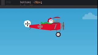 SVG animation on Codepen using Chicken Fokker graphics