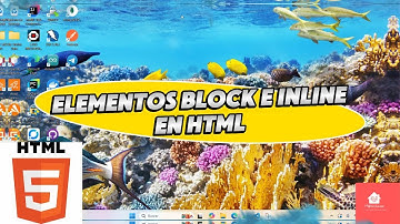 HTML: Elementos Block e Inline en HTML #techno #technology #programming #programacion