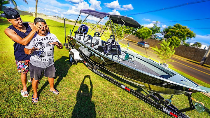 COMPREI O BARCO NOVO DO MEU PAI 😍