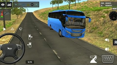Indonesia Coach Bus Driving | Euro Bus Simulator 2025 | Realistic Android Gameplay