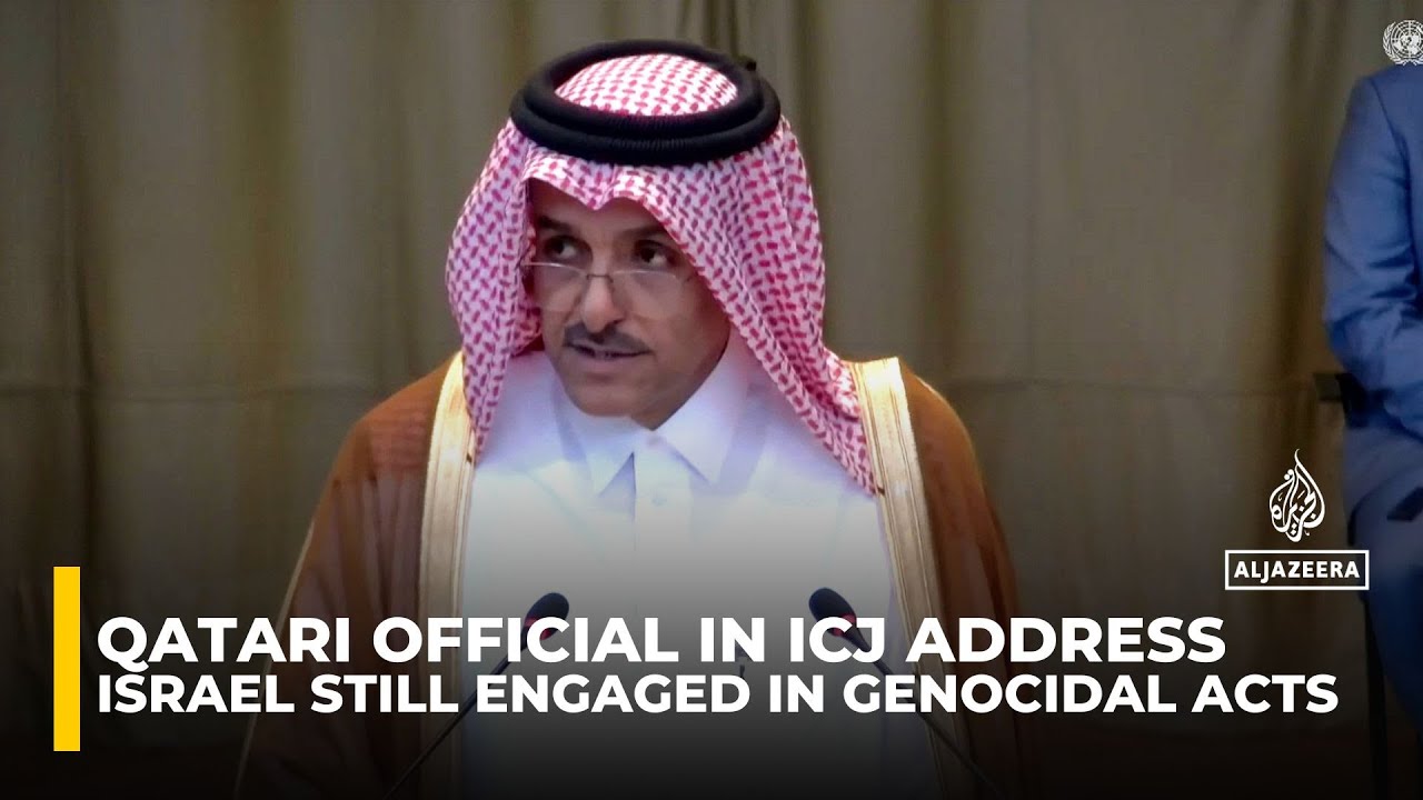 قطر تزعم أمام محكمة العدل الدولية أن إسرائيل "خلقت وارتكبت" كارثة إنسانية في غزة
