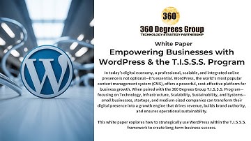 WordPress: Your Website From Digital Brochure to Growth Engine