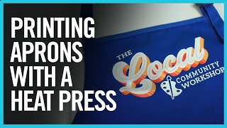 How To Print Aprons With Your Heat Press | Printing More Than T-Shirts