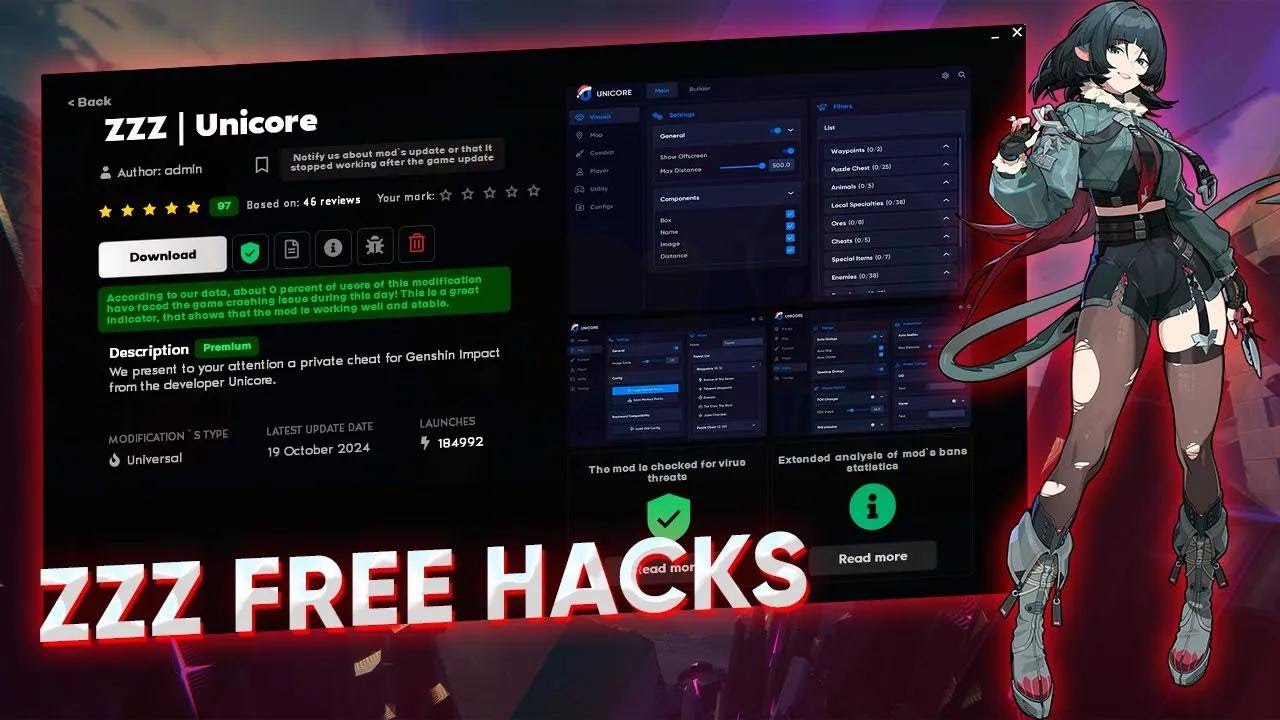 Zenless Zone Zero 1.6 Hack | New ZZZ Cheats 2025! | God Mode Dumb ...