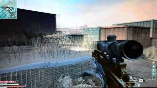 muge15 - M.O.A.B MSR Quick Scope Brutal Comeback - Dome - Private Game - MW3 Game Clip