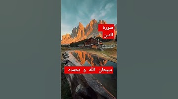سورة التين🩷القارئ المغربي هشام الهراز @مجيدوchanel