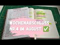 🌷 Wochenabschluss Nr.4 im August 🌷die Spartöpfe werden immer kleiner 😪| die Umschlagmethode ✉️