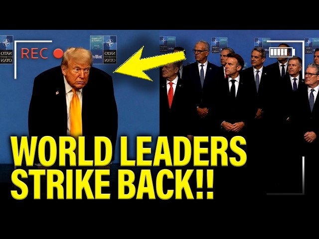 FURIOUS World Leaders FREEZE OUT Trump after NATO DISASTER!!!