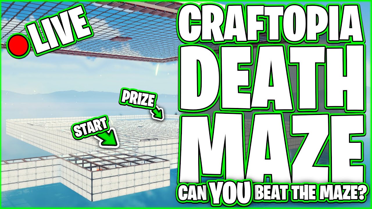 Craftopia DEATH MAZE | Can YOU Beat the Maze to WIN Prizes! | Gamepass Open Lobby!