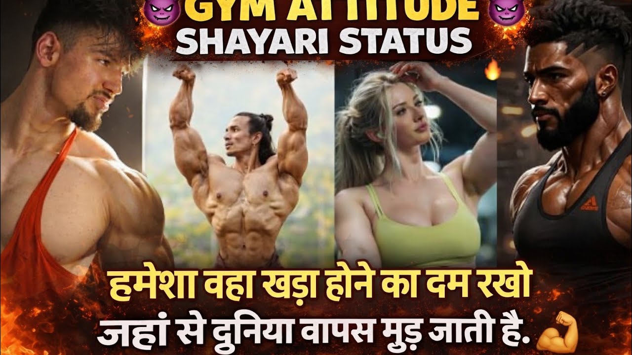 DAY (70) OF CONSISTENCY 👿 GYM Motivation Attitude Sayari Status 👿💪💯