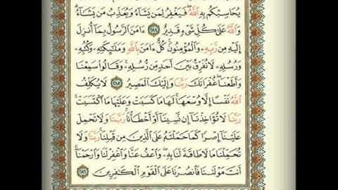 تلاوة للقارئ محمد الداه الشنقيطي يقرأ أواخر البقرة