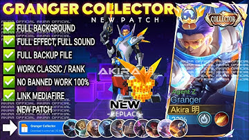 UPDATE Script Skin Granger Collector - Agent Z No Password | Full Effect Voice | Patch Terbaru