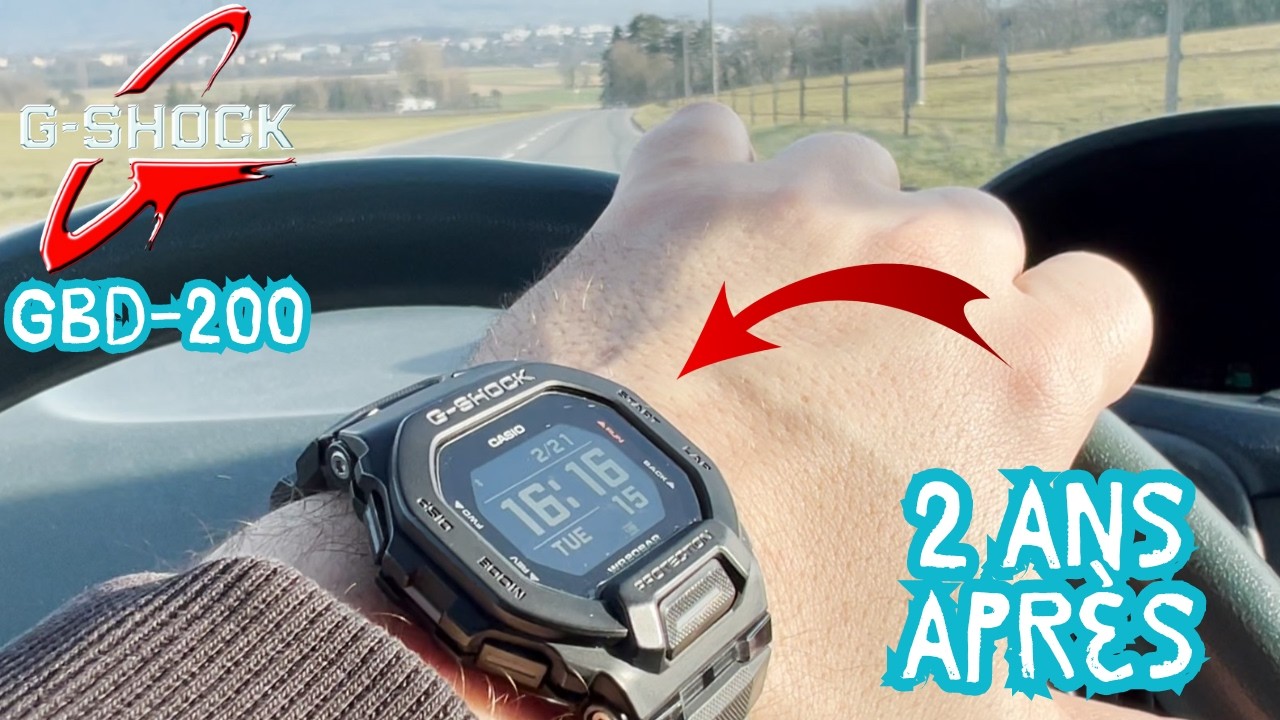 Orologio CASIO G-Shock GBD-200-1ER - Multifunzione, Resistente Agli Urti, Nero - Foto 2