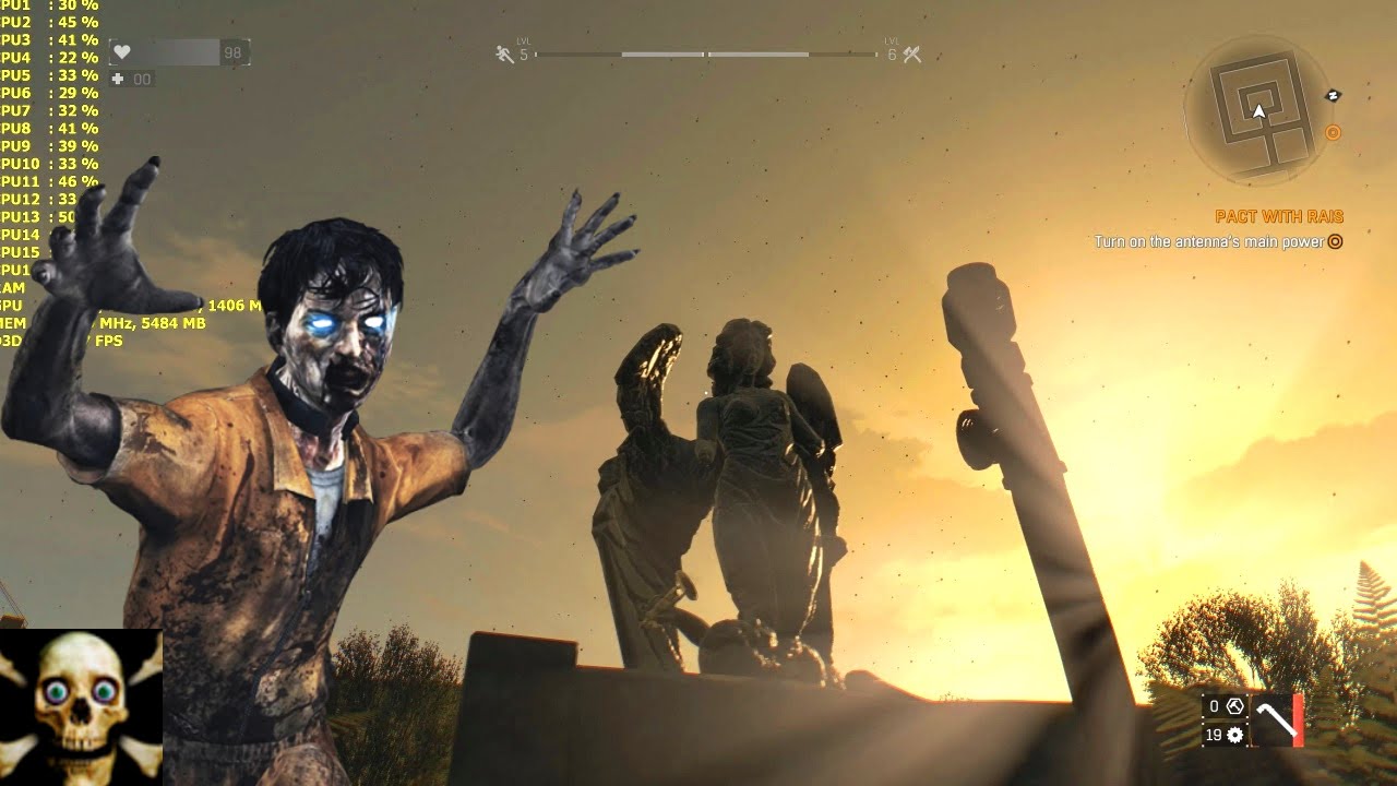 Dying Light Gtx 1070 Maxed Out!! Fps Performance 3440X1440