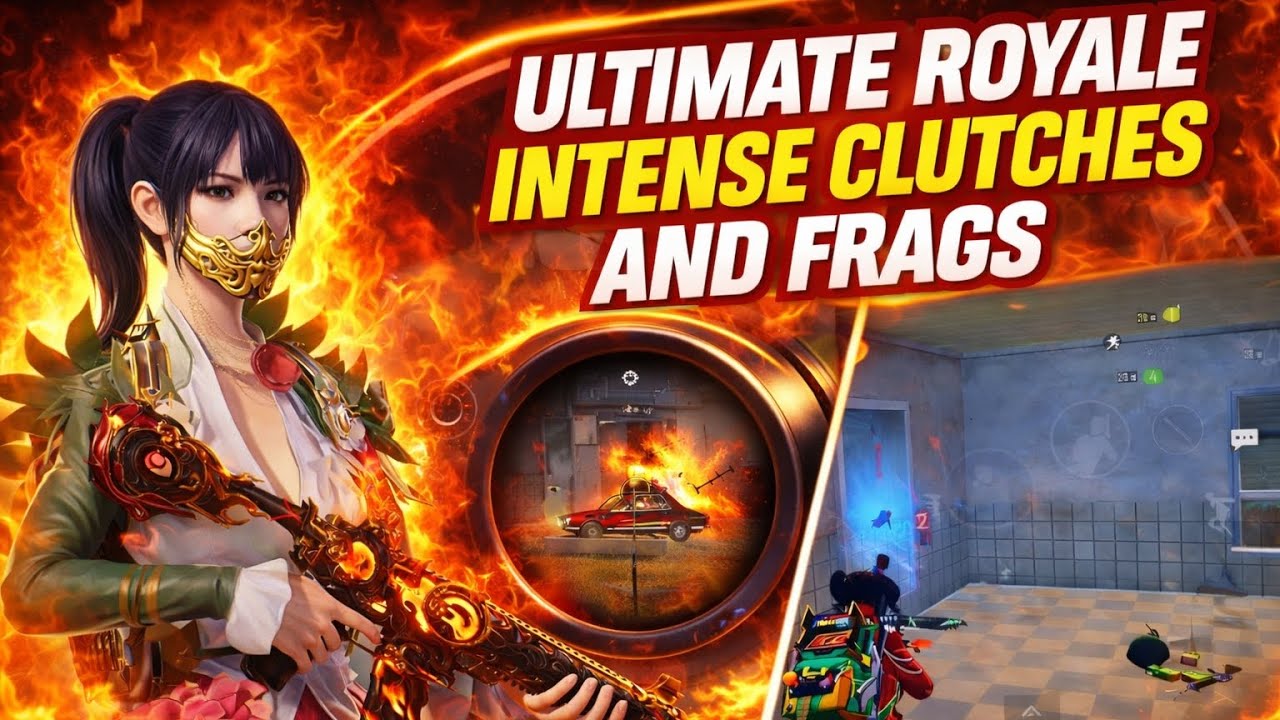 Ultimate Royale ⚡ | Intense clutches and Frags 💣 | BGMI #battlegroundsmobileindia #gameplay 