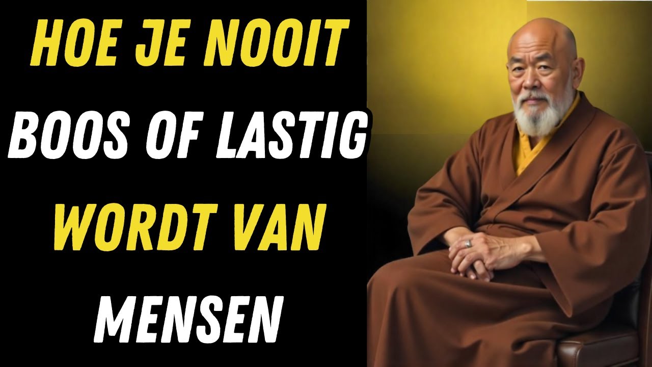 Hoe je nooit boos of geïrriteerd raakt door mensen - Zen- en boeddhistische leringen.